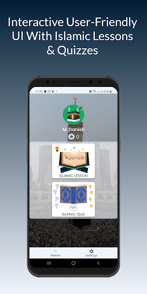 World Muslim Islamic Quiz home screen
